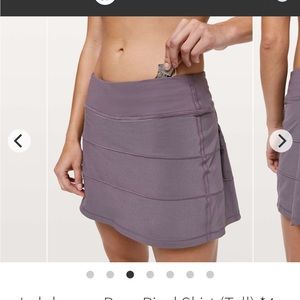 EUC Lululemon Pace Rival Skirt Tall size 6